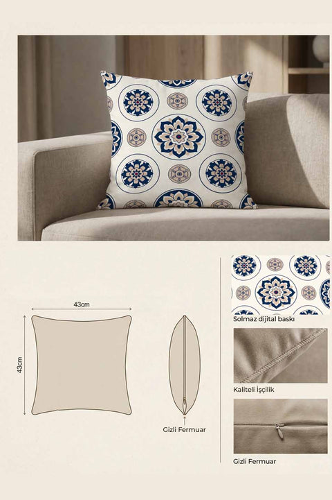 Blue Heritage Kırlent Kılıfı