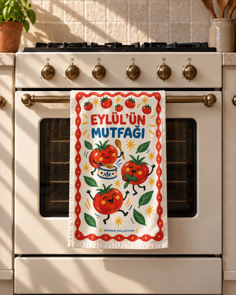 Kişiye Özel Sabahın Neşesi Mutfak Dekoru Hediye Seti - 2 Parça