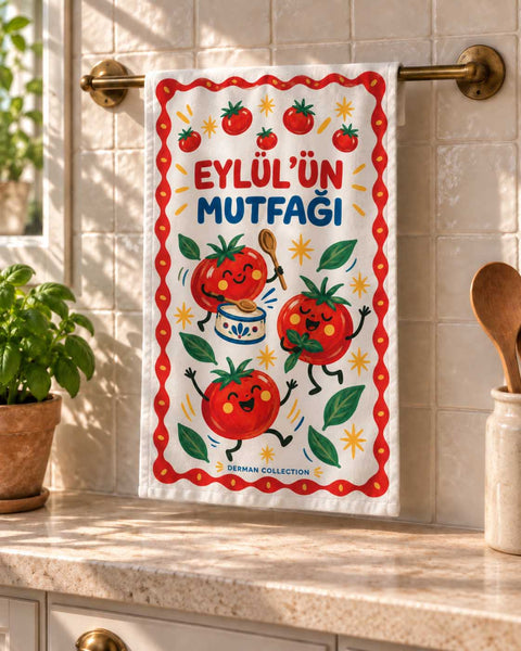 Kişiye Özel Sabahın Neşesi Mutfak Dekoru Hediye Seti - 2 Parça