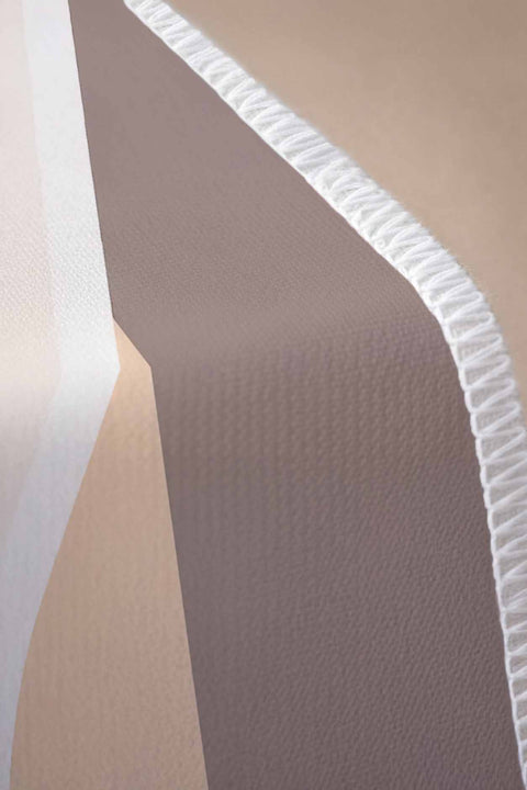 Pastel Tonlu Modern Çizgili Geometrik Runner