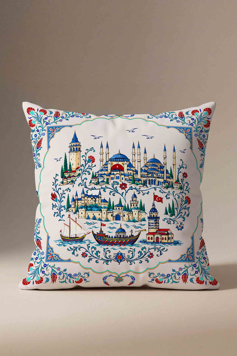 İstanbul Panorama Kırlent Kılıfı