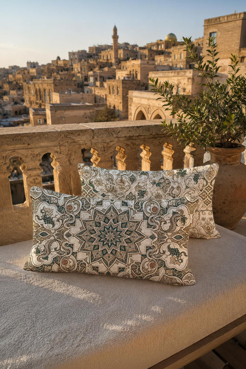 Mardin-i Nakş Yastık Kılıfı Hediye Seti - 2 Parça