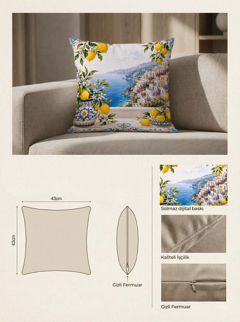 Amalfi Vista Kırlent Kılıfı