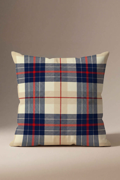 Windsor Navy Ekose Kırlent