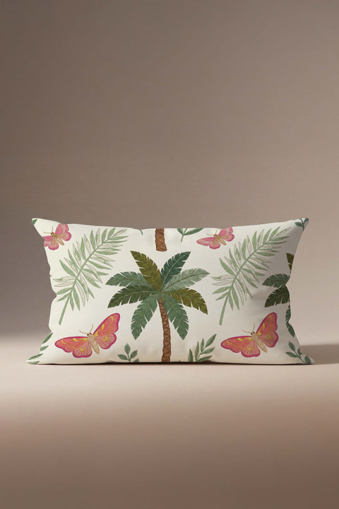 Palmiye Desenli 30×50 Kırlent Kılıfı