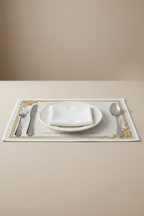 İnce Altın Detaylı Klasik Amerikan Servis