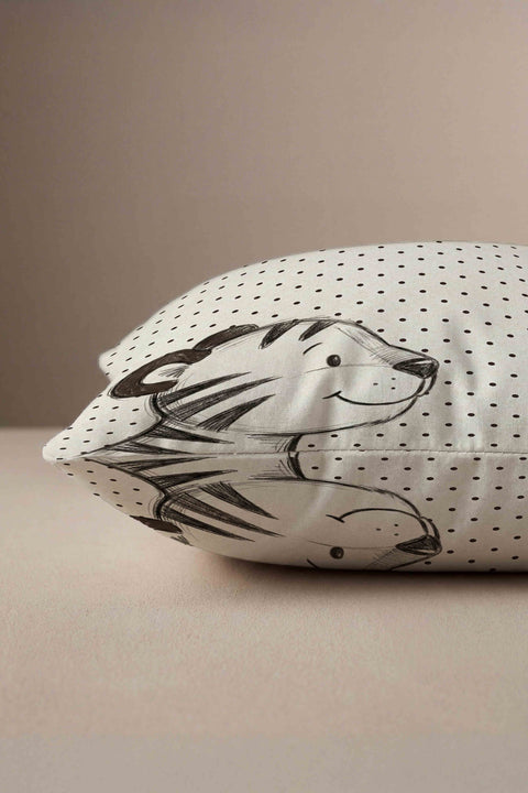 Korkutucu Kaplan Kırlent Kılıfı