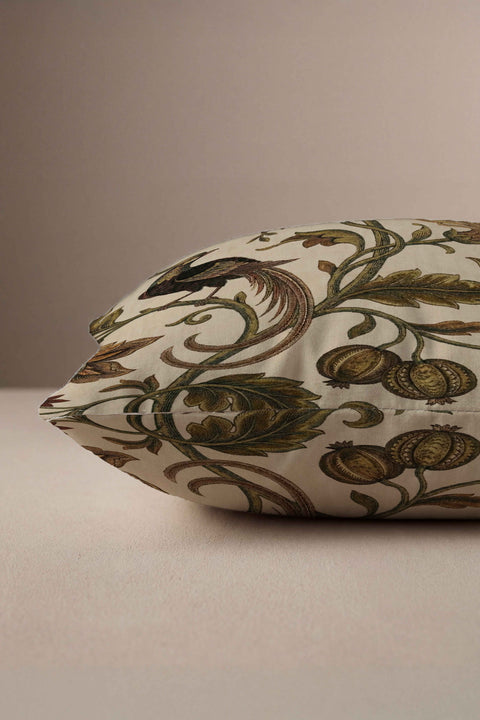 Golden Aviary Kırlent Kılıfı