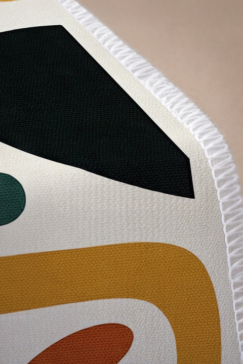 Bohem Tarzı Botanik Desenli Runner