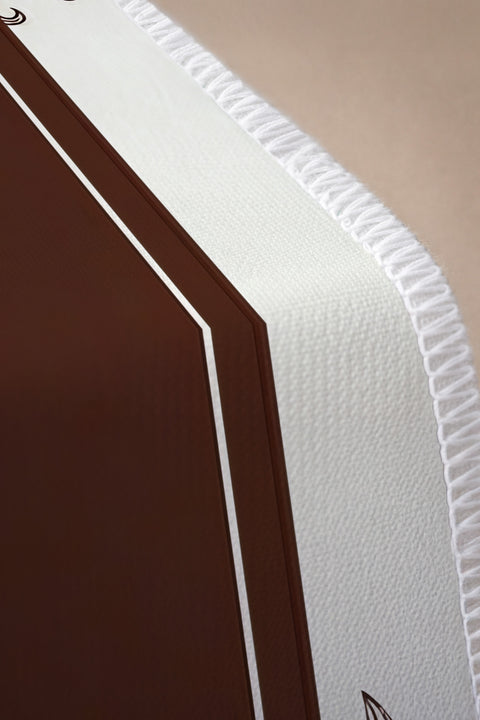 Kahverengi Çiçekli Runner