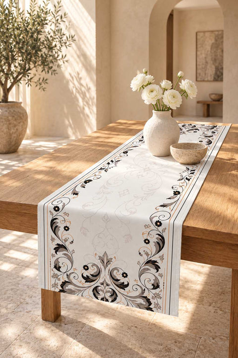 Royal Damask Runner Masa Örtüsü