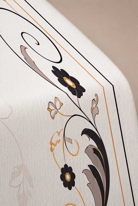 Royal Damask Runner Masa Örtüsü